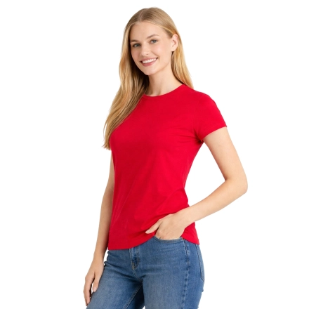 T-shirt damski czerwony 170g/m2 roz. M – koszulka t-shirt robocza – odzież firmowa T-shirt damski czerwony 170g/m2 roz. M – koszulka t-shirt robocza – odzież firmowa